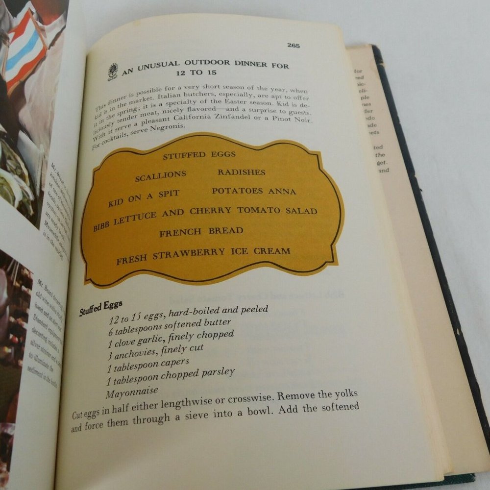 James Beard Menus Entertaining 1965 HCDJ Recipes Every Occasion Picnic Dinner - Picture 10 of 12